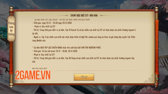 Server đặc biệt của Tân Thiên Long Mobile rộn ràng đua lực chiến 3 Server đặc biệt của Tân Thiên Long Mobile rộn ràng đua lực chiến 3