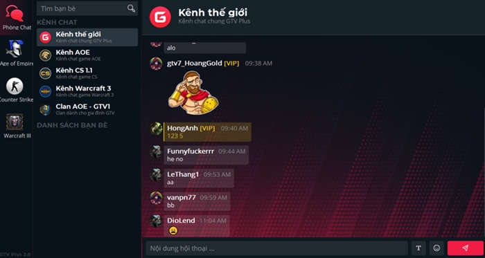 GTV Plus 2.0 chào năm mới bằng loạt nâng cấp đáng giá cho nền tảng chơi LAN Game 4 GTV Plus 2.0 chào năm mới bằng loạt nâng cấp đáng giá cho nền tảng chơi LAN Game 4
