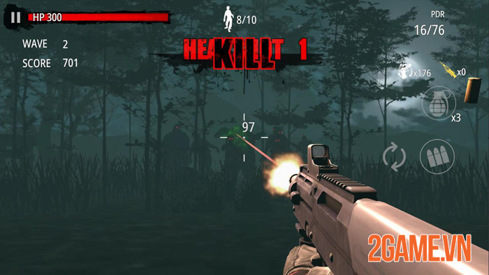 Zombie Hunter D-Day - thỏa sức tung hoành giữa bầy xác sống 2 Zombie Hunter D-Day - thỏa sức tung hoành giữa bầy xác sống 2