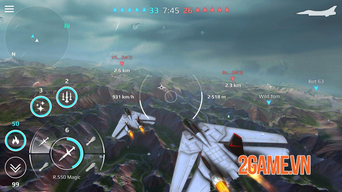 Sky Combat Mobile - Trở thành bá chủ bầu trời theo cách riêng của bạn 2 Sky Combat Mobile - Trở thành bá chủ bầu trời theo cách riêng của bạn 2