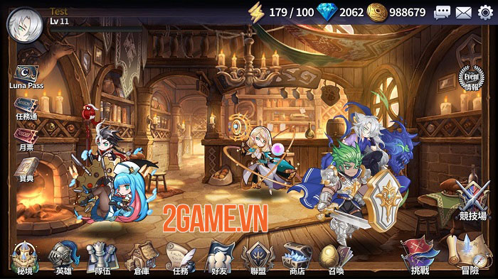Luna Discordia - Game nhập vai có cốt truyện sinh động, hài hước 0 Luna Discordia - Game nhập vai có cốt truyện sinh động, hài hước 0