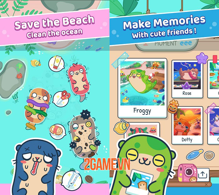 Otter Ocean - Game mobile thu thập thú cưng siêu dễ thương mở đăng kí trước 2 Otter Ocean - Game mobile thu thập thú cưng siêu dễ thương mở đăng kí trước 2