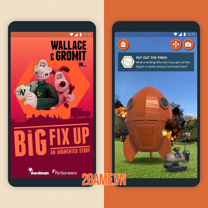 Wallace & Gromit: The Big Fix Up - Game hành động phiêu lưu công nghệ AR 0 Wallace & Gromit: The Big Fix Up - Game hành động phiêu lưu công nghệ AR 0