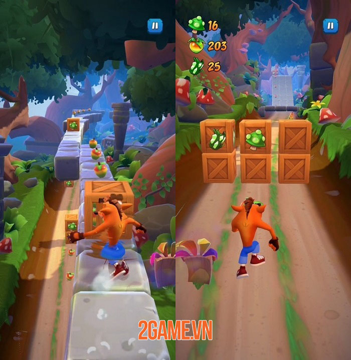 Crash Bandicoot - Game auto-runner dựa trên IP đình đám 2 Crash Bandicoot - Game auto-runner dựa trên IP đình đám 2