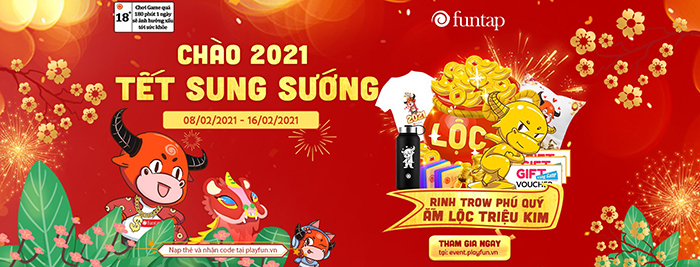 Thiên Ngoại Giang Hồ “chào xuân” rực rỡ bằng chuỗi sự kiện hấp dẫn, tặng cả vàng 9999 1 Thiên Ngoại Giang Hồ “chào xuân” rực rỡ bằng chuỗi sự kiện hấp dẫn, tặng cả vàng 9999 1