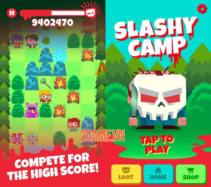 Slashy Camp - Game chạy vô tận lấy cảm hứng từ các bộ phim về kẻ sát nhân 2 Slashy Camp - Game chạy vô tận lấy cảm hứng từ các bộ phim về kẻ sát nhân 2