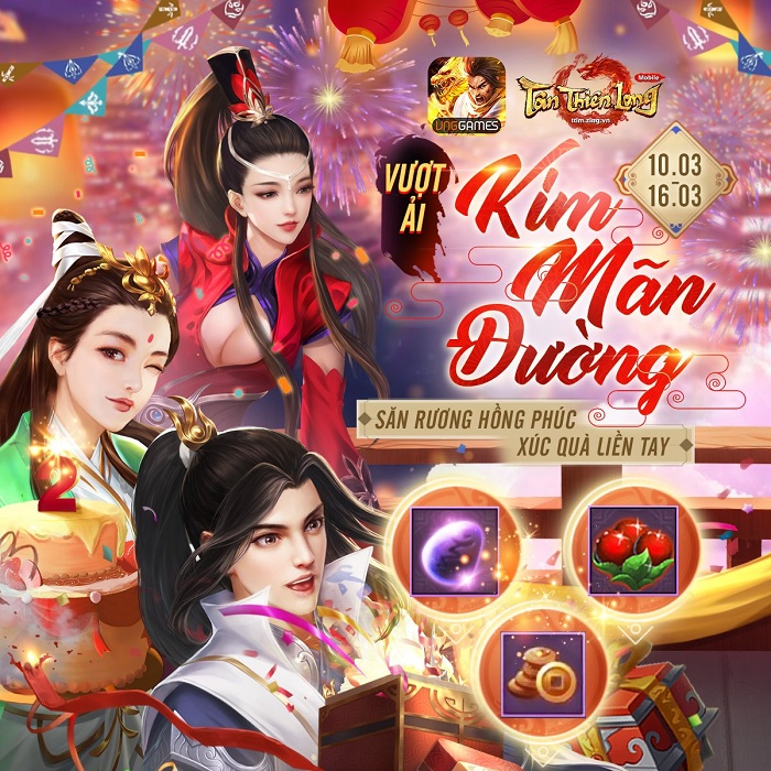 Cộng đồng ngất ngây với loạt event sinh nhật 2 tuổi của Tân Thiên Long Mobile VNG 7 Cộng đồng ngất ngây với loạt event sinh nhật 2 tuổi của Tân Thiên Long Mobile VNG 7