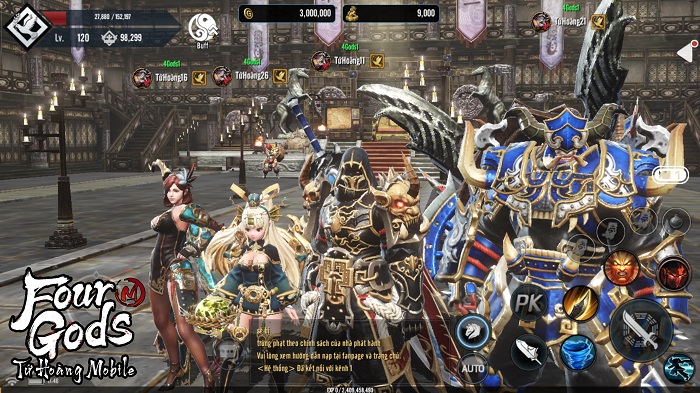 Bom tấn MMORPG xứ Hàn – Tứ Hoàng Mobile nóng đến 'tan chảy' làng game Việt 1 Bom tấn MMORPG xứ Hàn – Tứ Hoàng Mobile nóng đến 'tan chảy' làng game Việt 1