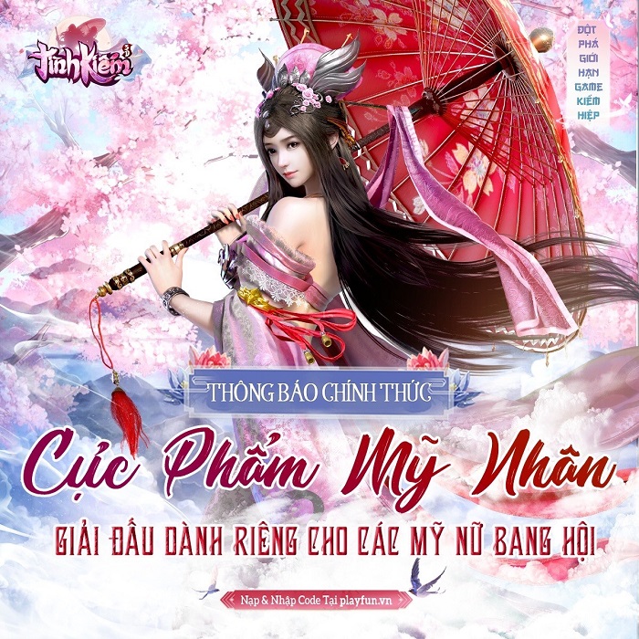 HOT: Tình Kiếm 3D mở giải đấu PK đầu tiên dành cho nữ giới 0 HOT: Tình Kiếm 3D mở giải đấu PK đầu tiên dành cho nữ giới 0