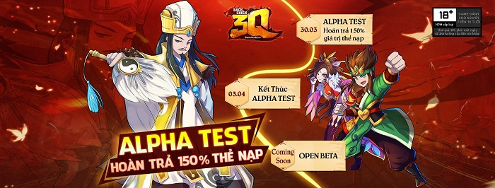 Tặng 545 giftcode Bách Chiến 3Q mừng ra mắt phiên bản Alpha Test 4 Tặng 545 giftcode Bách Chiến 3Q mừng ra mắt phiên bản Alpha Test 4