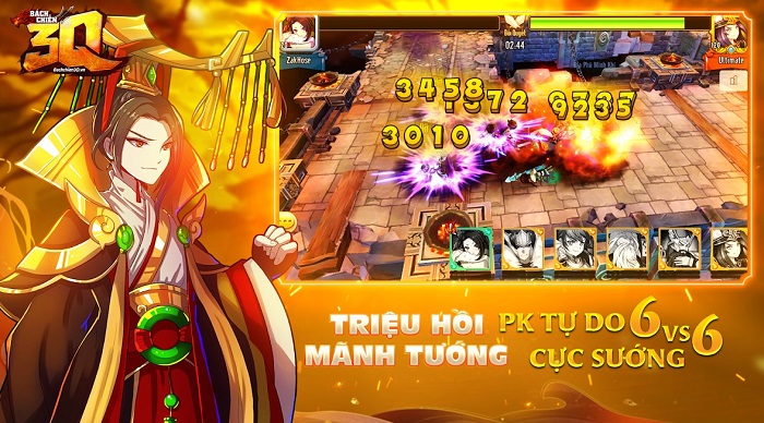 Tặng 545 giftcode Bách Chiến 3Q mừng ra mắt phiên bản Alpha Test 2 Tặng 545 giftcode Bách Chiến 3Q mừng ra mắt phiên bản Alpha Test 2