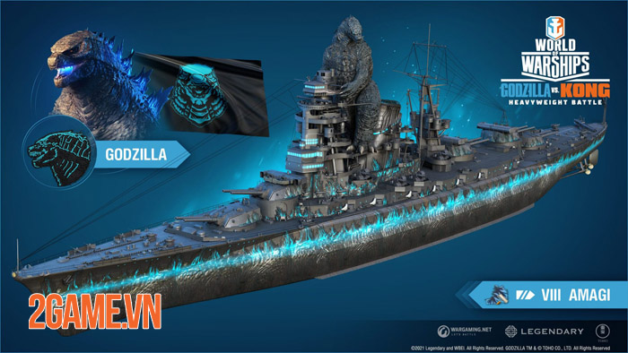 Đại chiến Godzilla vs Kong bất ngờ tái hiện trong World of Warships 0 Đại chiến Godzilla vs Kong bất ngờ tái hiện trong World of Warships 0