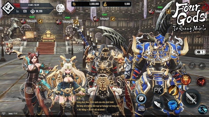 Game thủ tiếc nuối khi khó chiêm ngưỡng trọn vẹn đồ họa Tứ Hoàng Mobile 1 Game thủ tiếc nuối khi khó chiêm ngưỡng trọn vẹn đồ họa Tứ Hoàng Mobile 1