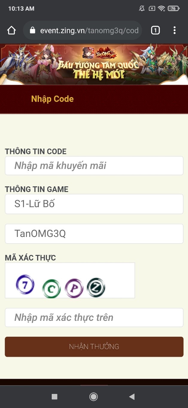 Tân OMG3Q VNG tung giftcode xịn tặng game thủ Tan-OMG3Q-VNG-giftcode-2