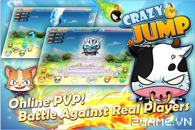 Crazy Jump - Game mobile sở hữu lối chơi giải trí, đấu pet độc đáo 1
