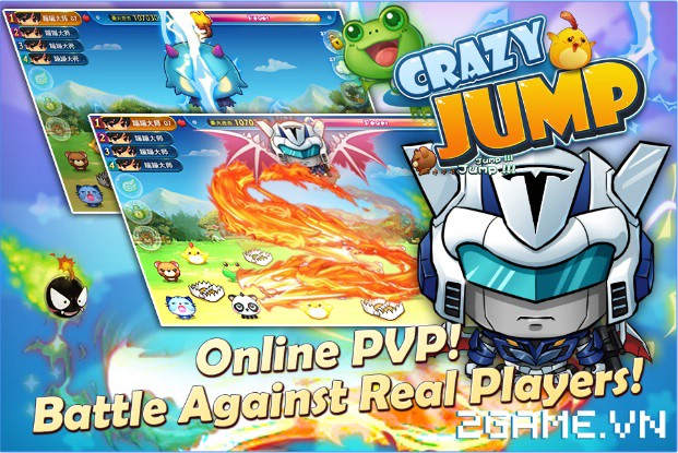 Crazy Jump - Game mobile sở hữu lối chơi giải trí, đấu pet độc đáo 5