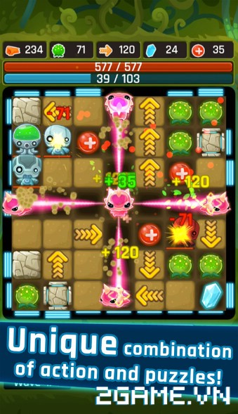 Alien Path - Game mobile giải đố có lối chơi a-băng và xếp ngọc vui nhộn 2
