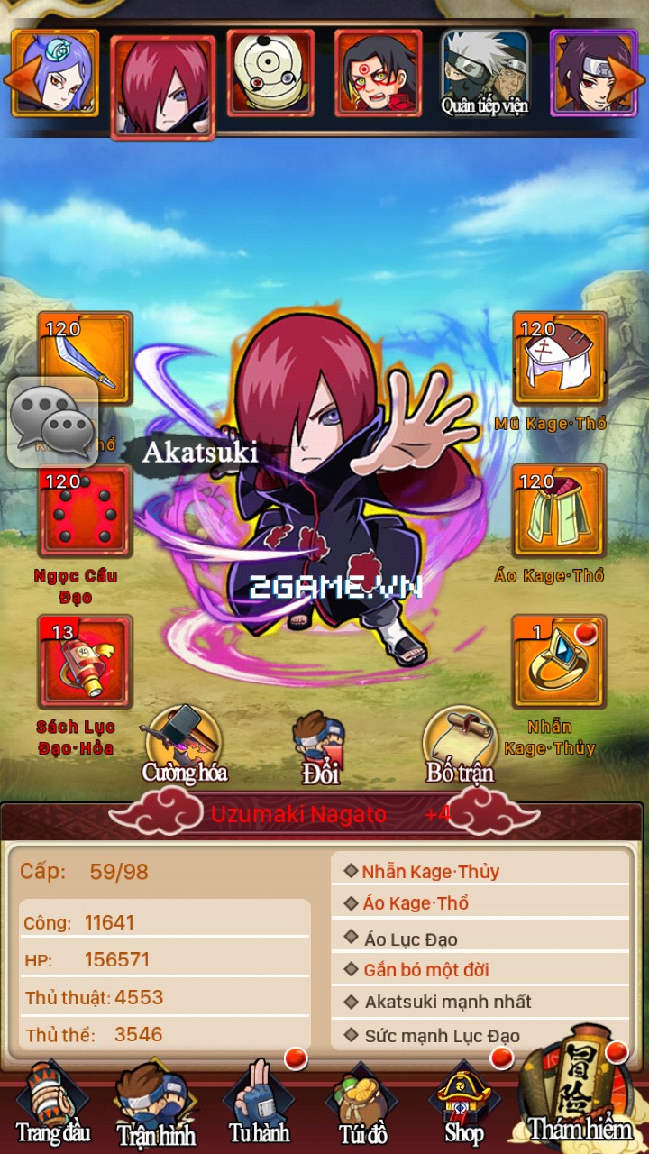 Vua Nhẫn Thuật mobile - Game chủ đề Naruto lối chơi nhẹ nhàng cập bến Việt Nam 4