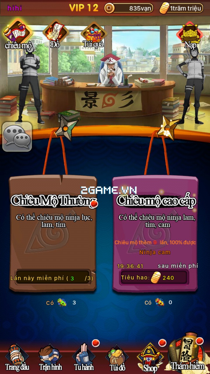 Vua Nhẫn Thuật mobile - Game chủ đề Naruto lối chơi nhẹ nhàng cập bến Việt Nam 7