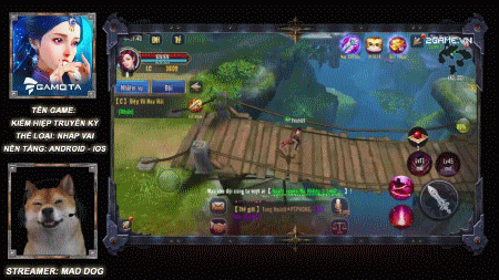 Theo chân Mad Dog bổn tẩu giang hồ trong game mobile Kiếm Hiệp Truyền Kỳ Theo chân Mad Dog bổn tẩu giang hồ trong game mobile Kiếm Hiệp Truyền Kỳ