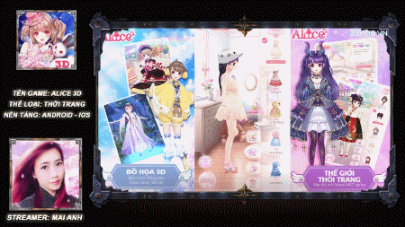 Mai Anh tò mò chơi game mobile Alice 3D vì quá mê Thời trang Mai Anh tò mò chơi game mobile Alice 3D vì quá mê Thời trang