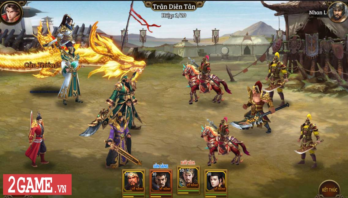 Vô Địch Tam Quốc Mobile - Game nhập vai đánh theo lượt mới cập bến Việt Nam 11