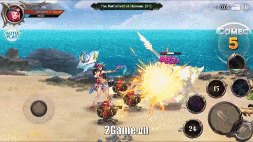 Dragon Spear Mobile cho phép người chơi chuyển đổi cùng lúc 3 lớp nhân vật qua lại để chiến đấu 6