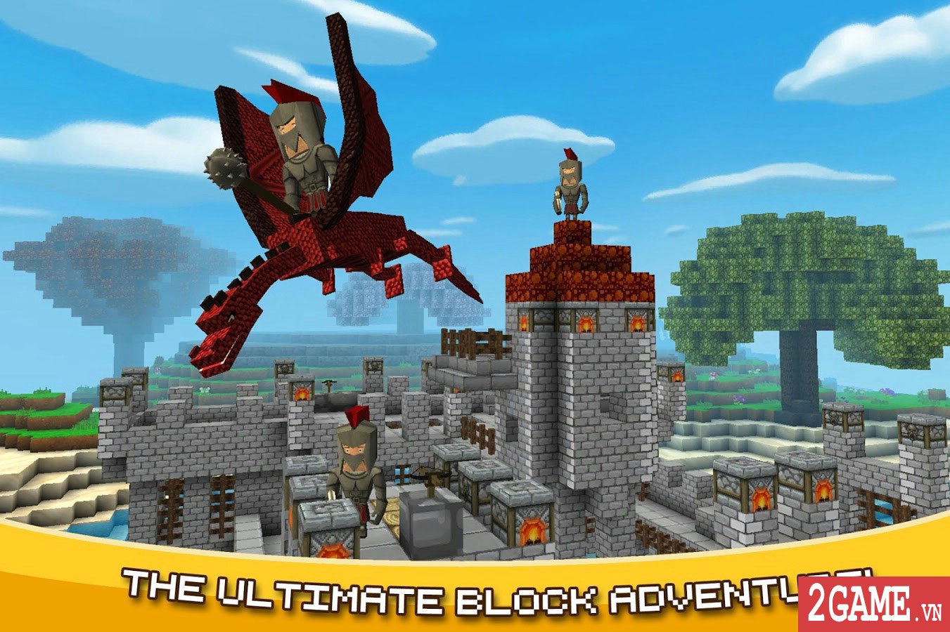 Castle Crafter – Game sanbox kiểu Minecraft kết hợp yếu tố Công thành chiến cực kỳ khốc liệt 1
