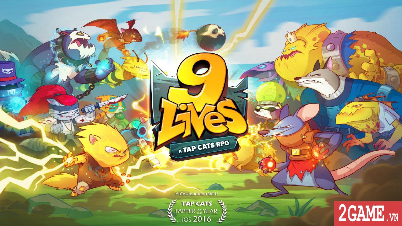 9 Lives: A Tap Cats RPG – Game đấu thẻ tướng lấy chủ đề Mèo vs Chuột 0