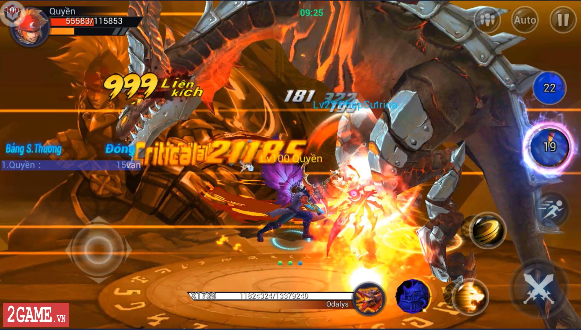 Thợ Săn X – Game mobile nhập vai hành động cho phép người chơi thỏa sức thay đổi skill combo 3
