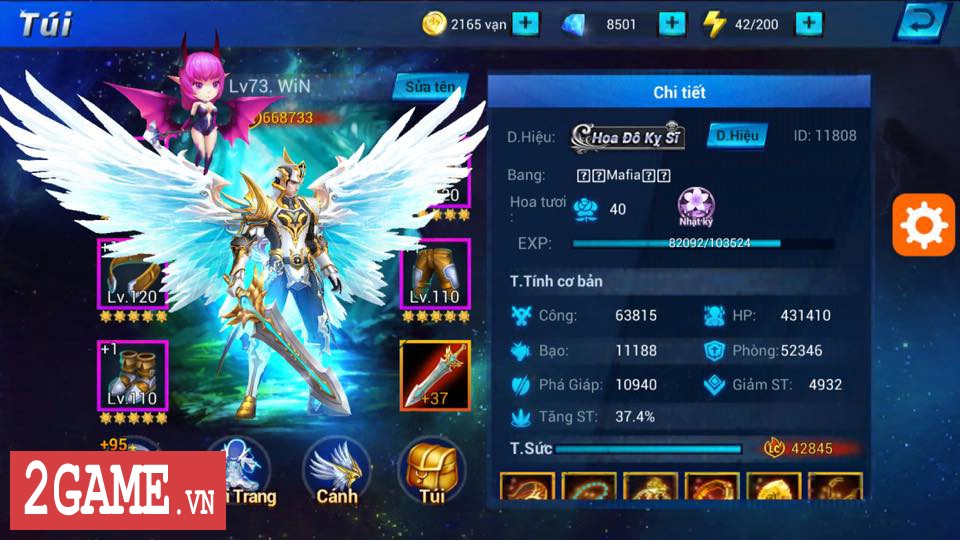 Thợ Săn X – Game mobile nhập vai hành động cho phép người chơi thỏa sức thay đổi skill combo 2