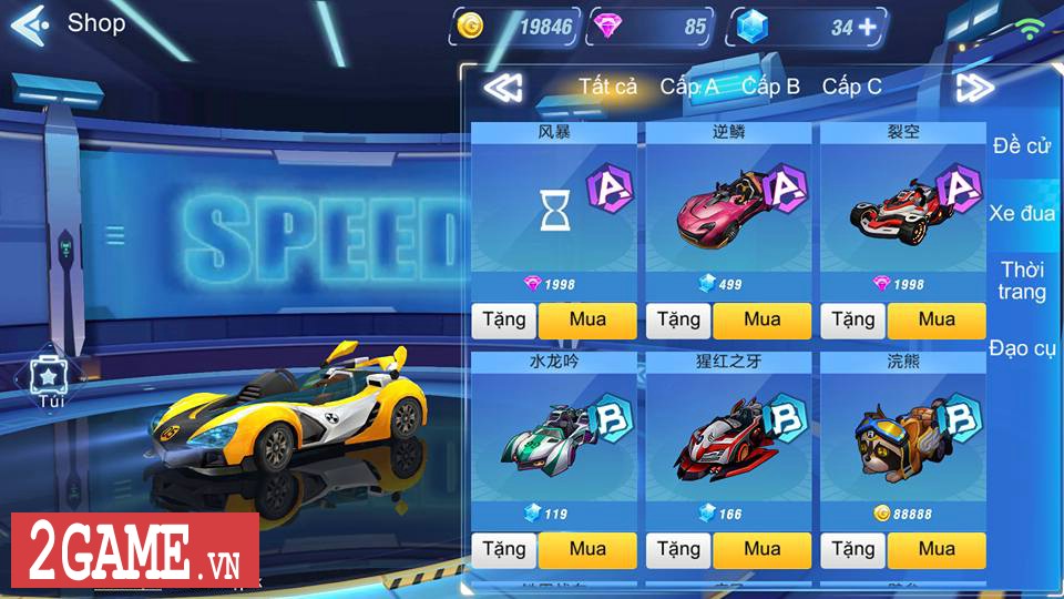 Cùng Đua Mobile - Phiên bản tiếng Việt của game đua xe trực tuyến na ná Zing Speed 9