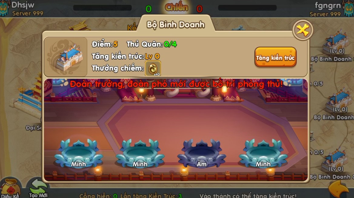Hoàn cảnh Quân Đoàn Quyết Chiến, tính năng quyết chiến khốc liệt nhất trong game Huấn Long VNG 4