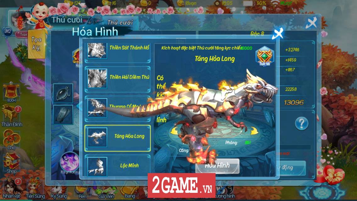 Phi Tiên Mobile - Game nhập vai bồng lai tiên cảnh, cày cấp chạm ngưỡng 1000 về Việt Nam 6