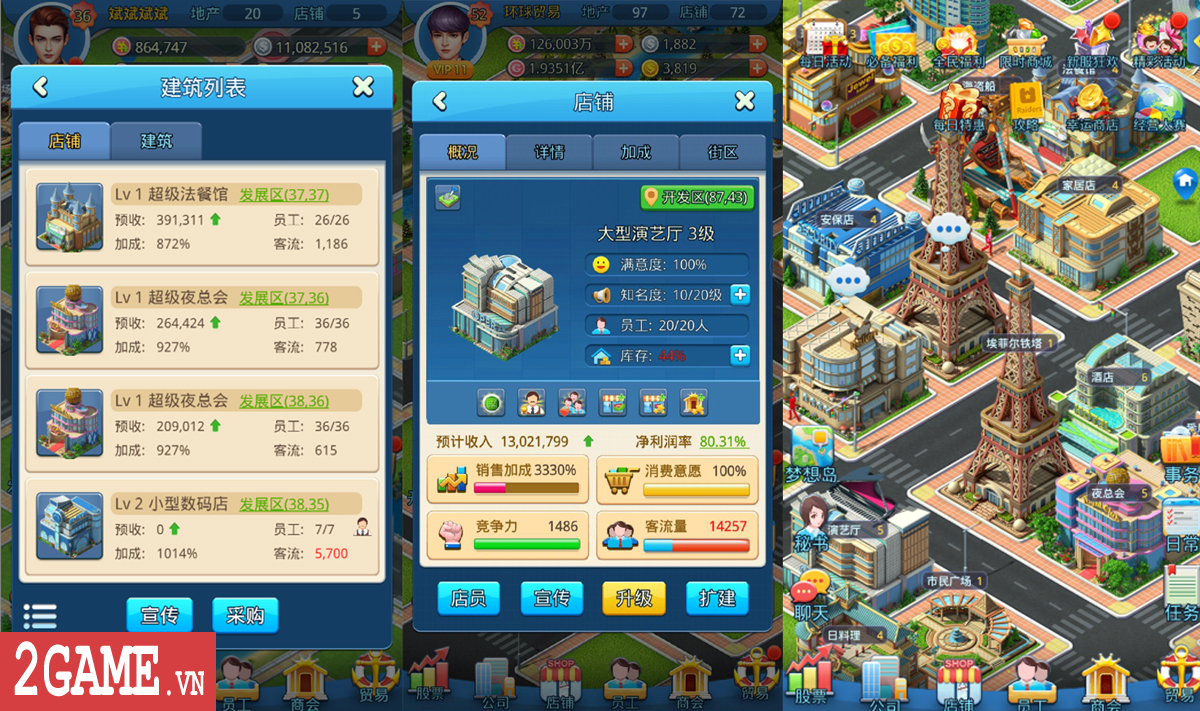 Big City H5 - Game đa nền tảng dạy người chơi cách làm giàu 1