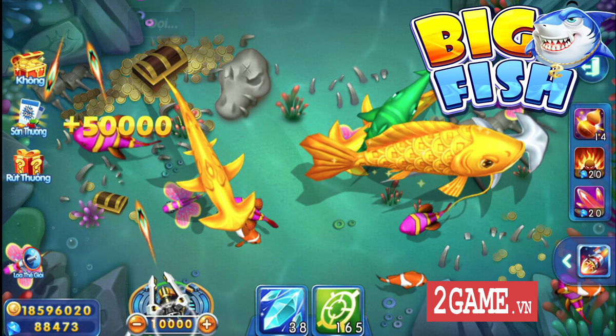 Big Fish H5 đưa thể loại game Bắn cá lên tầm chuyên nghiệp với khái niệm game Săn thưởng chính hiệu 1