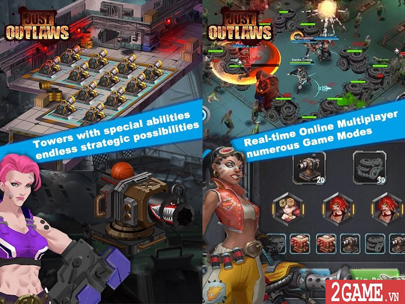 Just Outlaws - Game mobile thủ tháp kết hợp yếu tố nhập vai hành động độc đáo 4