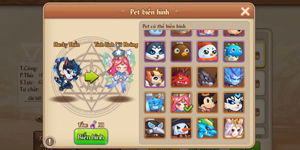Tính năng biến hình Pet “thần thánh” trong phiên bản mới của GunPow Tính năng biến hình Pet “thần thánh” trong phiên bản mới của GunPow