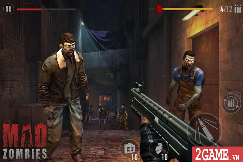 Mad Zombies - Game bắn súng đi cảnh theo phong cách game thùng 2