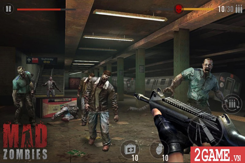 Mad Zombies - Game bắn súng đi cảnh theo phong cách game thùng 1