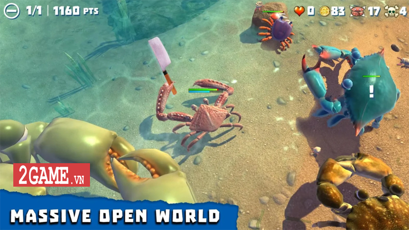 King of Crabs - Game đấu trường Cua kỳ cục phiên bản sinh tử cực kỳ vui nhộn 0