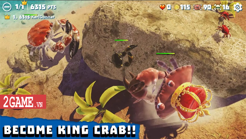 King of Crabs - Game đấu trường Cua kỳ cục phiên bản sinh tử cực kỳ vui nhộn 2