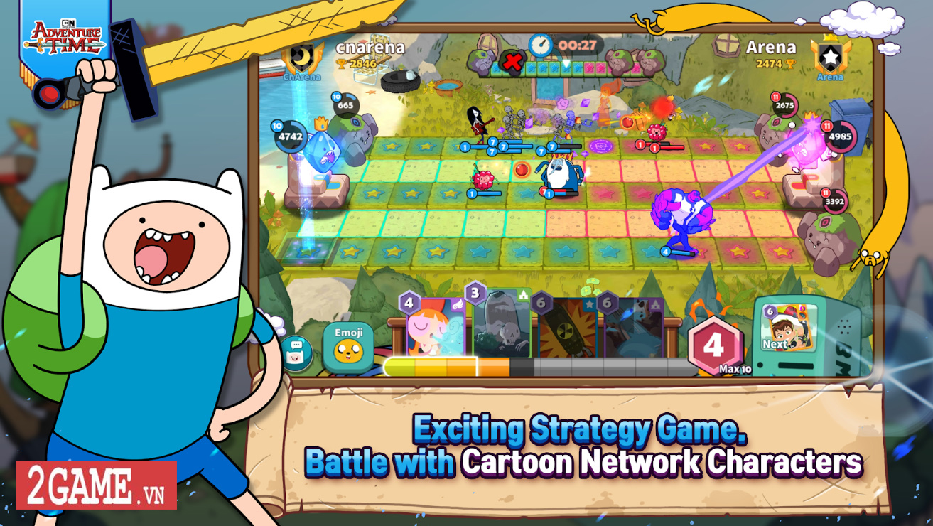 Cartoon Network Arena - Game thẻ bài chiến thuật xuất hiện loạt nhân vật  hoạt hình nổi tiếng