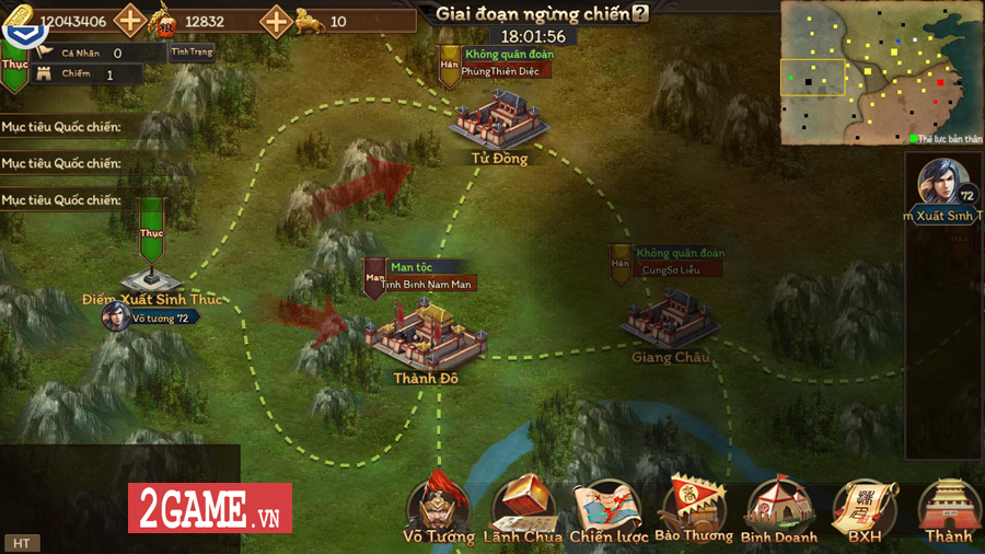 Game mobile chiến thuật dụng binh Cửu Châu Tam Quốc Chí về Việt Nam 1