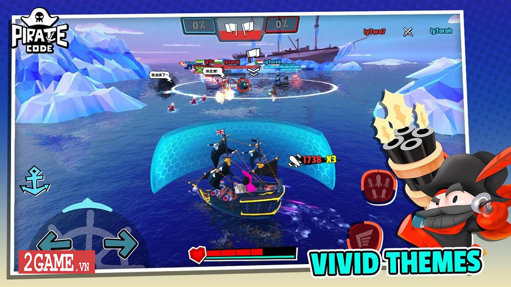 Pirate Code - Game mobile MOBA với lối chơi Hải tặc trên biển vui nhộn 4
