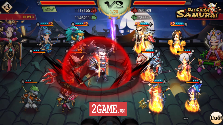 Đại Chiến Samurai VNG ra mắt trang chủ, game thủ mau tranh thủ vào giựt code 2