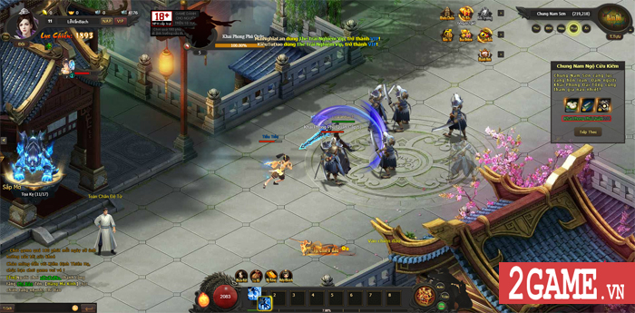 Webgame Kiếm Định Thiên Hạ cho người chơi nối chiêu chiến đấu đậm tính diễn võ tranh tài 2