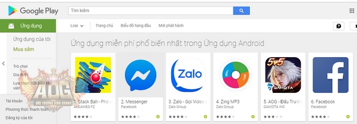 AOG Đấu Trường Vinh Quang MOBA cán mốc 1 triệu lượt tải trên Google Play 4