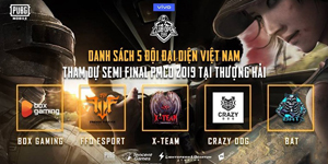 VNG sẽ tài trợ toàn bộ chi phí cho 5 đội tuyển PUBG Mobile tham dự giải đấu tại Thượng Hải VNG sẽ tài trợ toàn bộ chi phí cho 5 đội tuyển PUBG Mobile tham dự giải đấu tại Thượng Hải