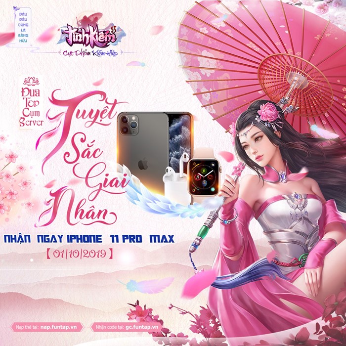 Tình Kiếm 3D tung nhiều sự kiện hấp dẫn mừng khai mở máy chủ Tuyệt Sắc Giai Nhân 0 Tình Kiếm 3D tung nhiều sự kiện hấp dẫn mừng khai mở máy chủ Tuyệt Sắc Giai Nhân 0